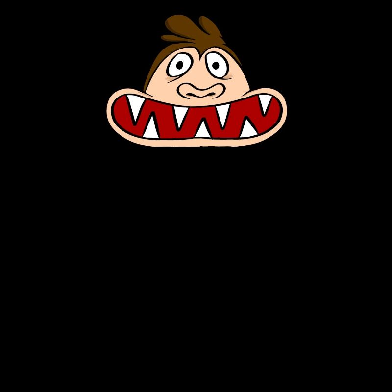 Singe avec grande bouche