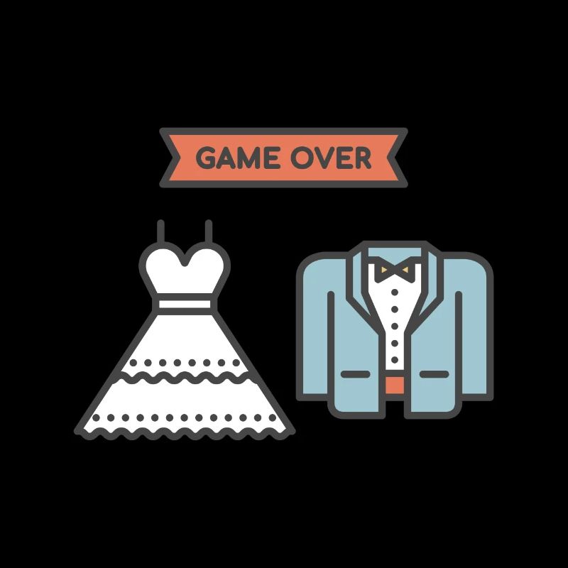 Hochzeit - Game Over - Geschenk