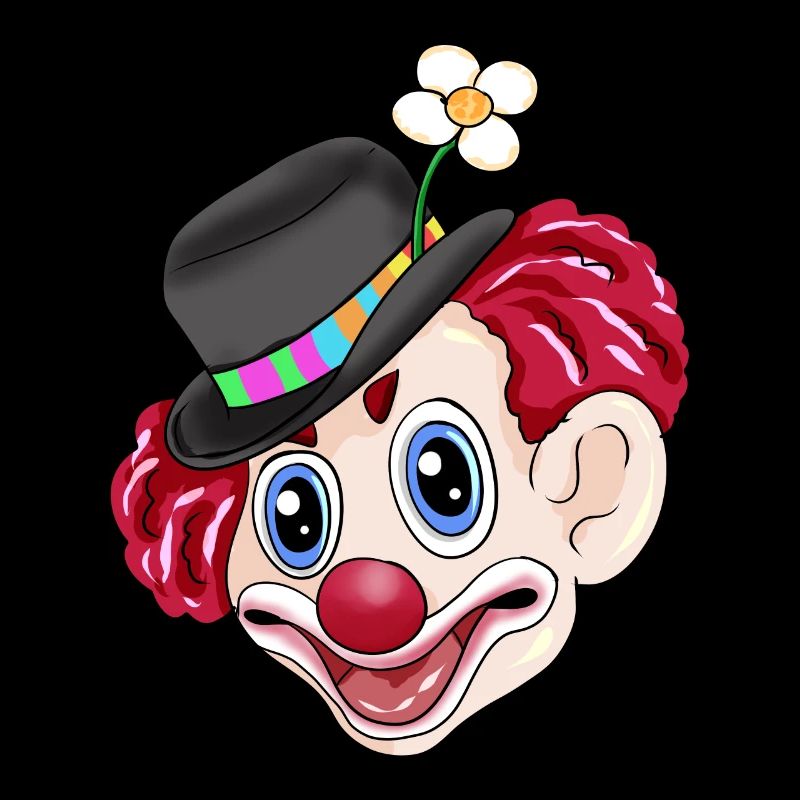 Heureux clown carnaval