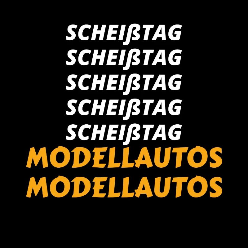 scheisstag geschenk geburtstag Modellautos bauen