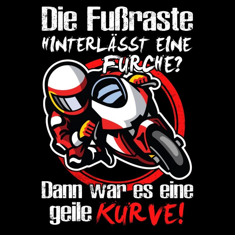 Motorradfahrer - Dann war es eine geile Kurve