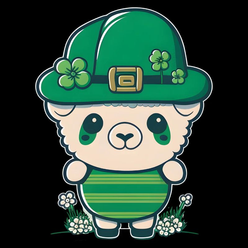 Sharp avec un chapeau vert et des trèfles