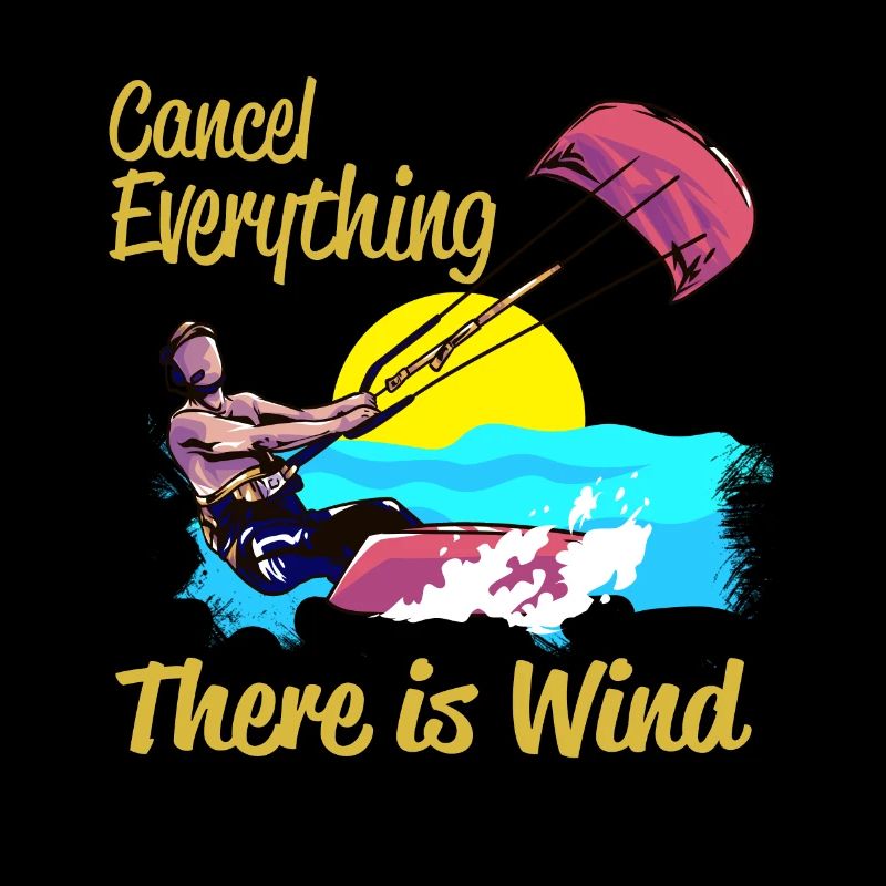 Kitesurfer Cancel Everything There Is Wind