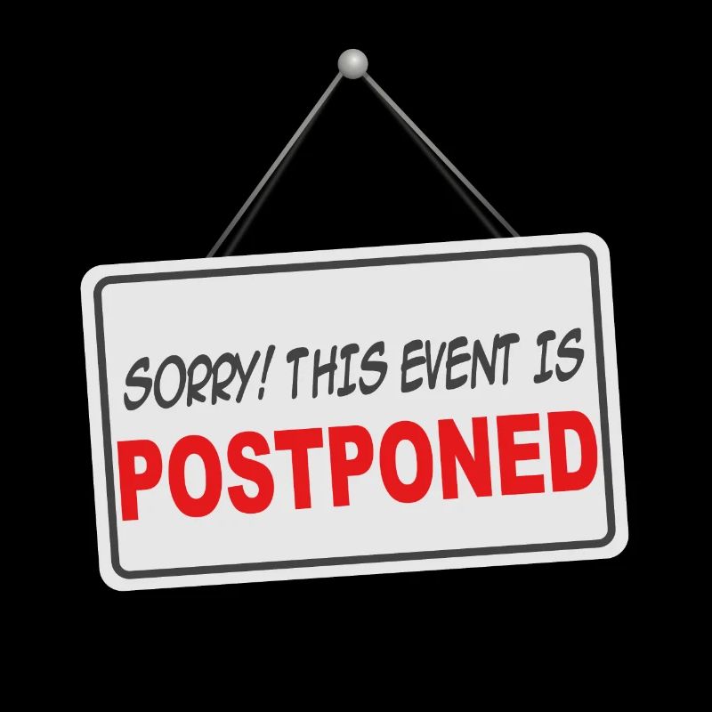 Sign sorry, this event has been postponed