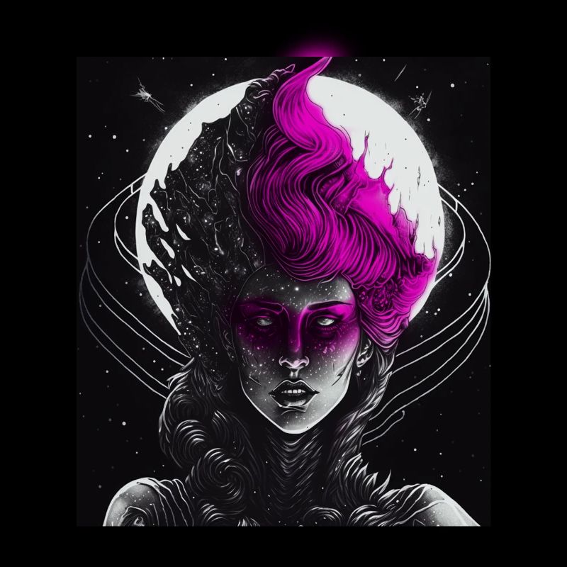 Evil Old Woman Horror Gothic Horror Witch Abstract