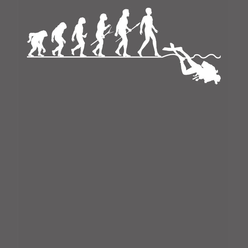 Tauchen Evolution Taucher Lustig Geschenk