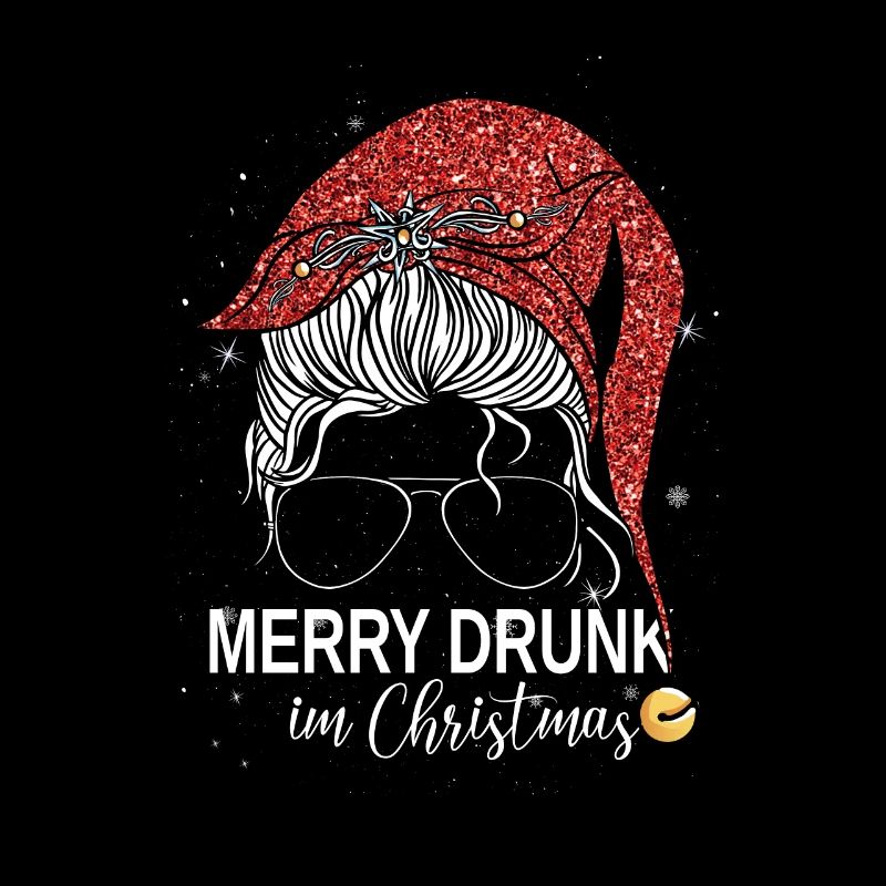 Joyeux ivre à Noël Pull moche Noël