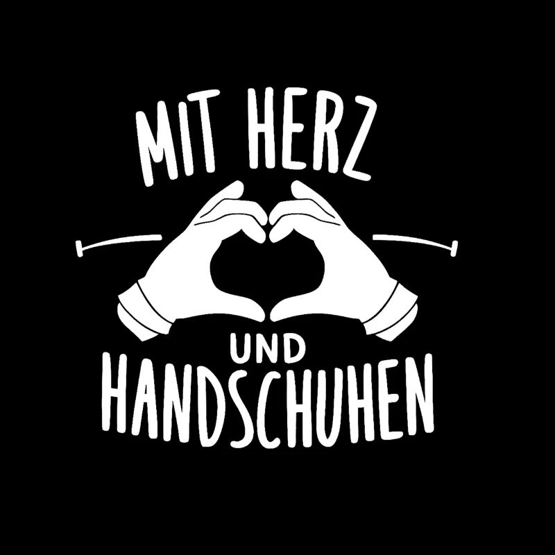Mit Herz und Handschuh Design Pfleger