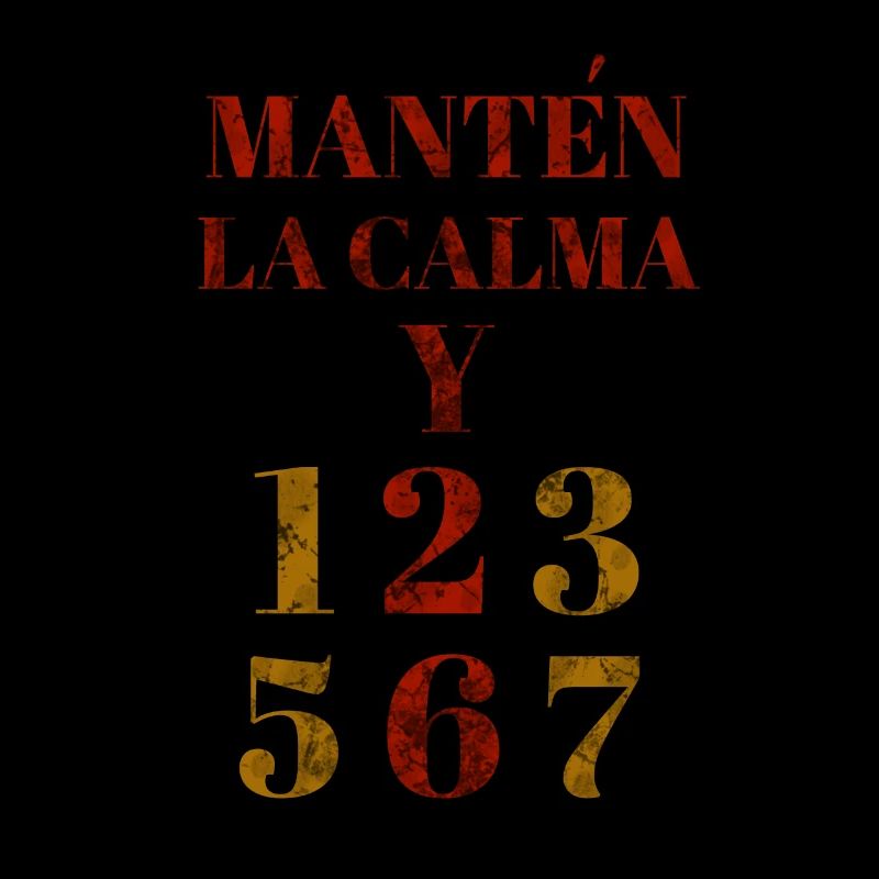 Manten la calma et salsa de danse - cadeau de danse