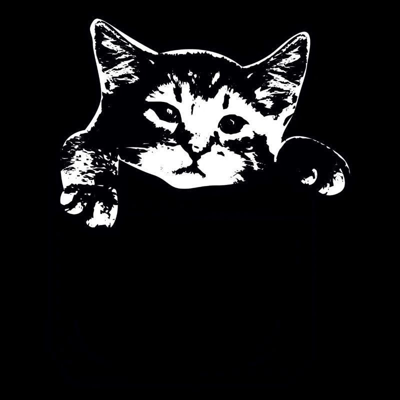Katze Kätzchen Katzenhalter Brusttasche Katzen
