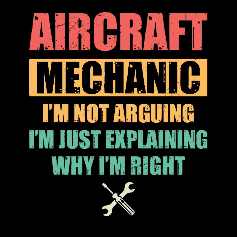 Flugzeugmechaniker Mechnaiker Held Flugzeug