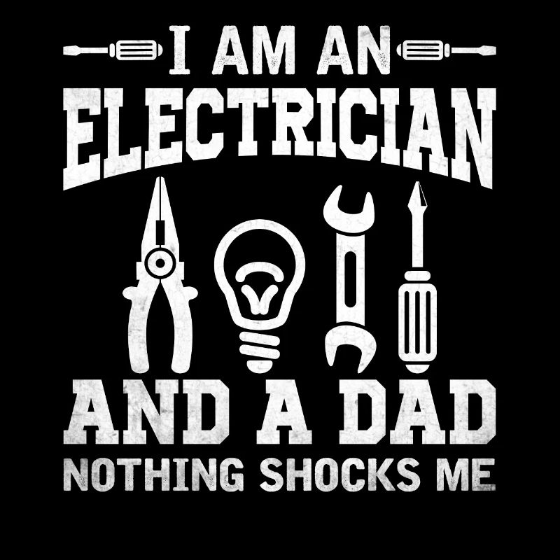 Ehemann Papa Elektriker Held