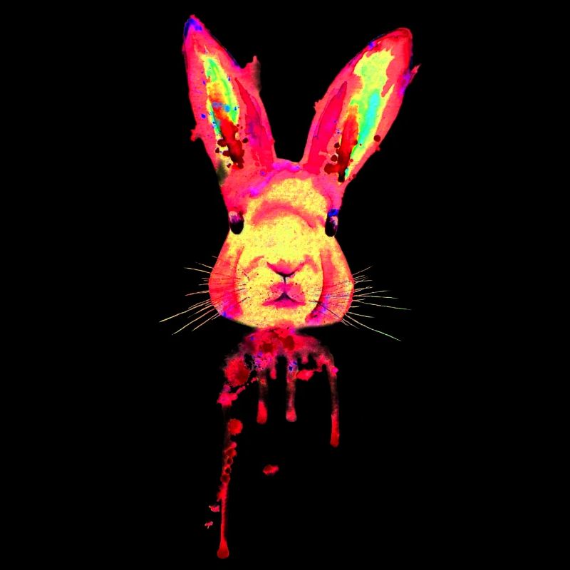 Rabbit Neon Pink