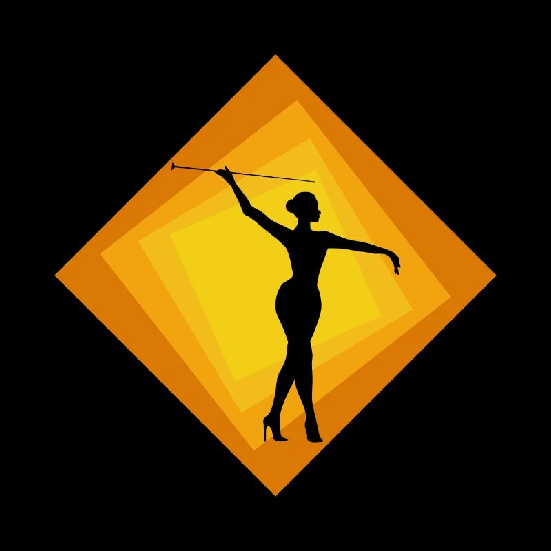 Baton Twirling Dancing Gymnastics