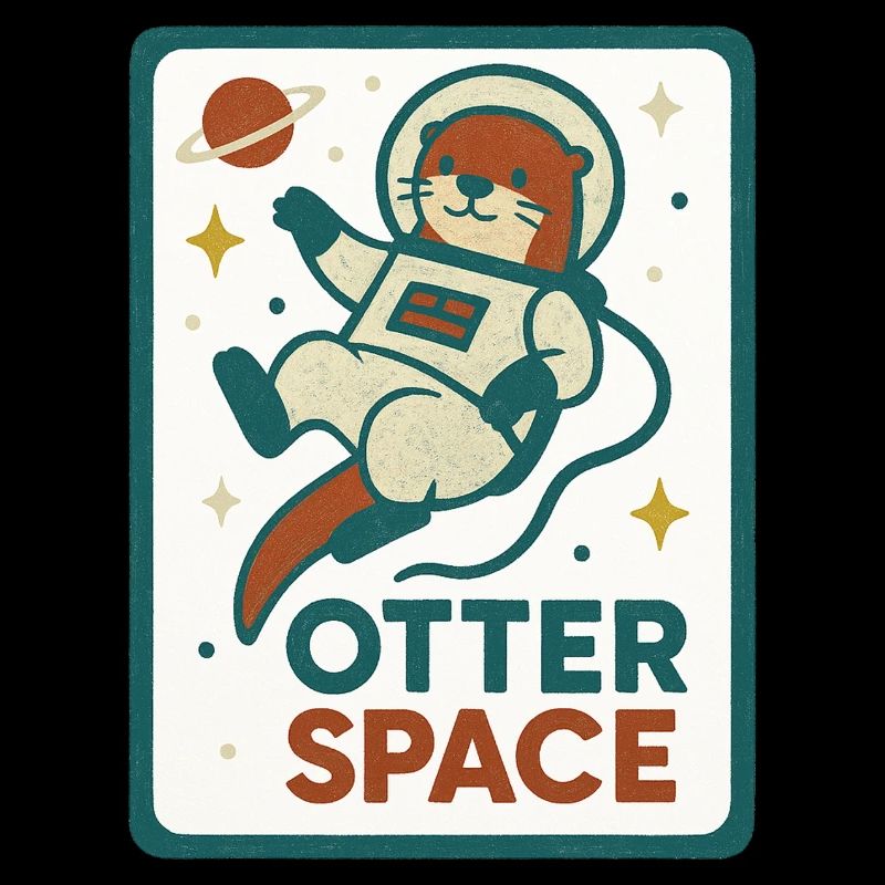 Otter Space Astronaut