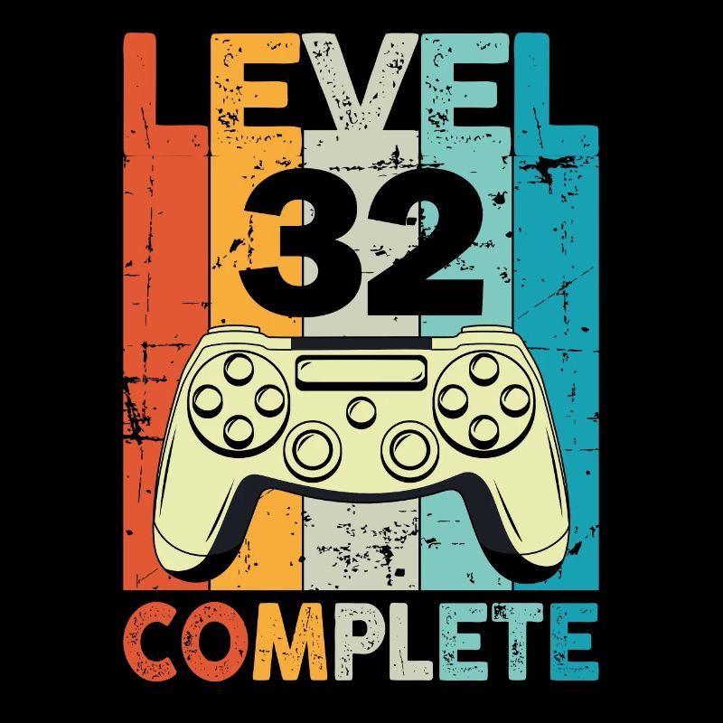 Level 32 Complete Gaming Birthday