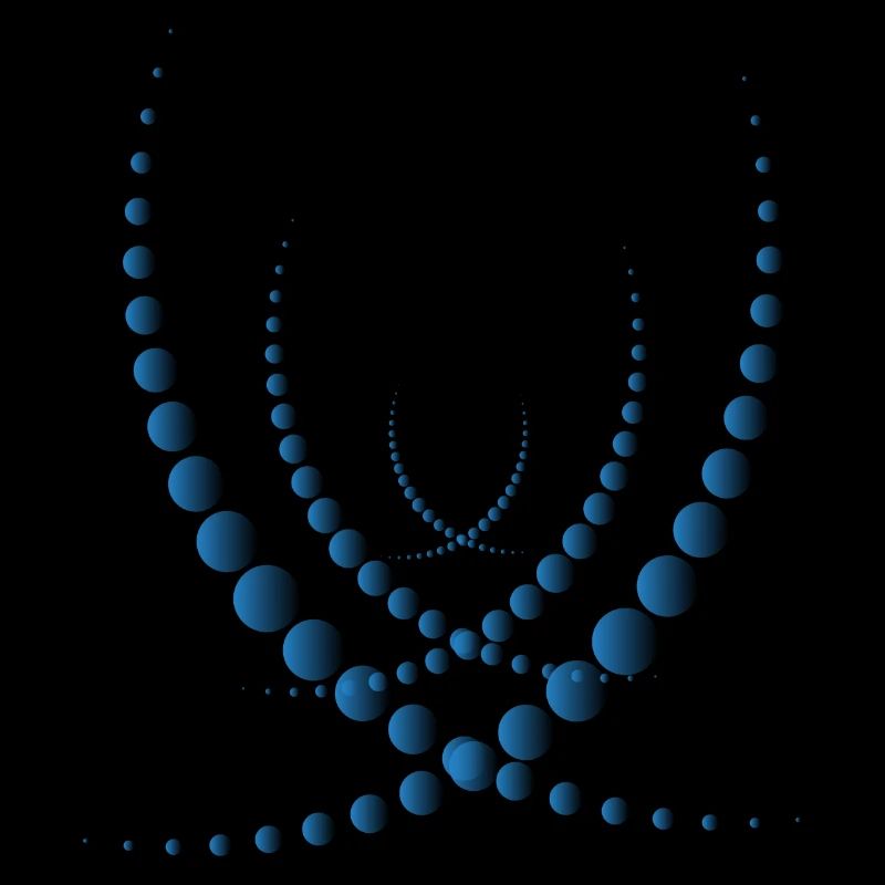 Optical illusion pattern shapes geometry gift