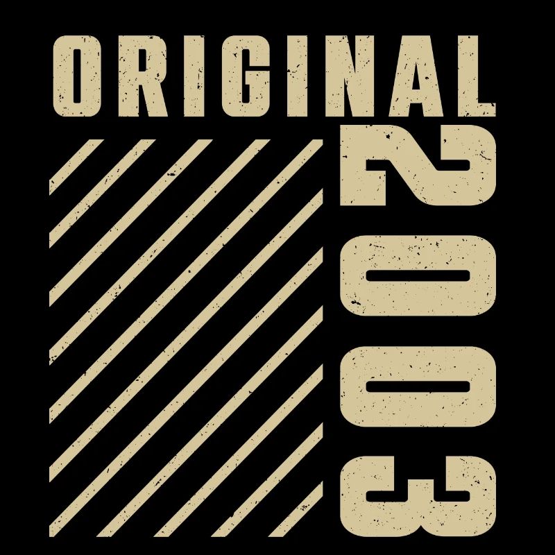 Original 2003 Authentic 2003 Vintage Bursdag