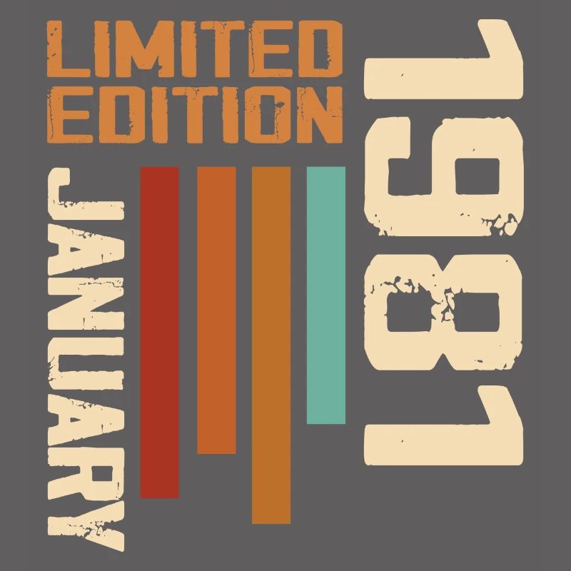 Januar 1981 - 1981 Januar Geburtstagsgeschenk