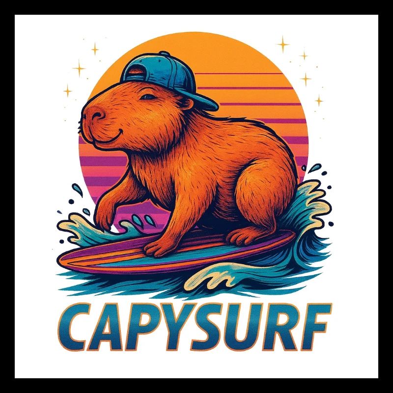 CapySurf – Aventure de surf rétro