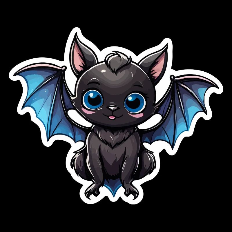 Bat Cute Illustration