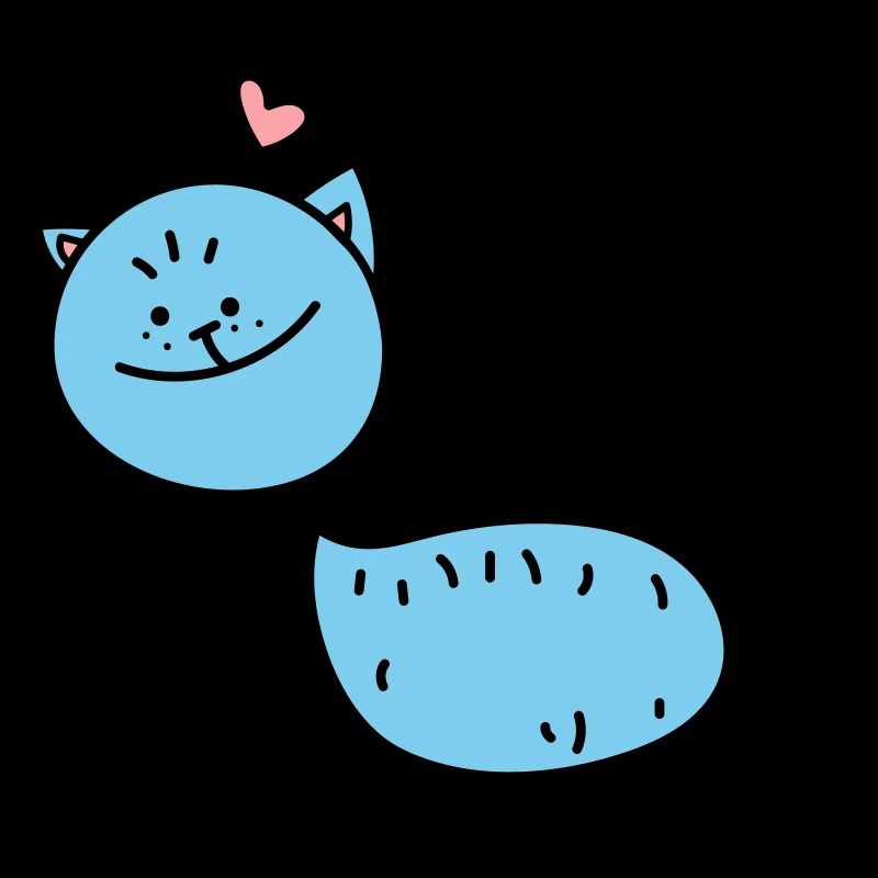 Strichmännchen Katze (b)