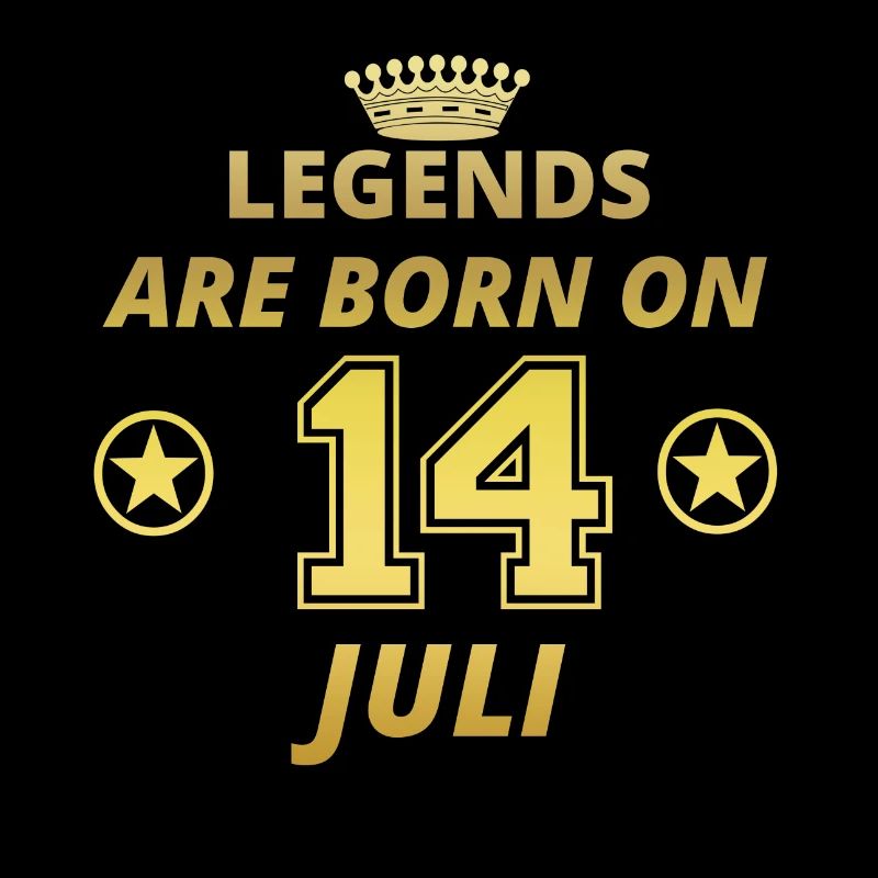 legends born geschenk geburtstag JULI 14