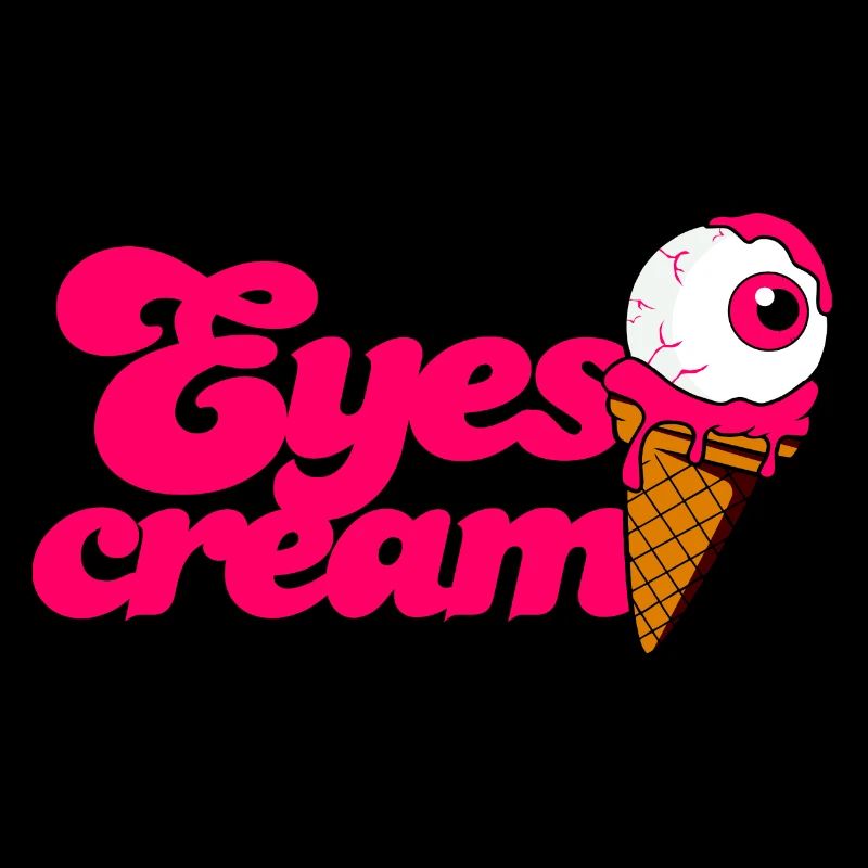 Yeux Crème cornet de crème glacée avec globe oculaire Halloween