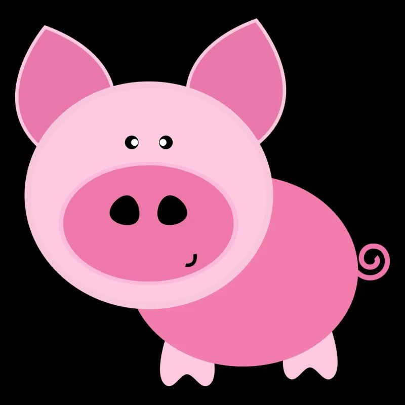 Cochon rose
