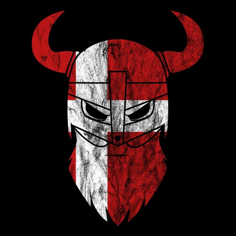 Idée cadeau drapeau danois viking