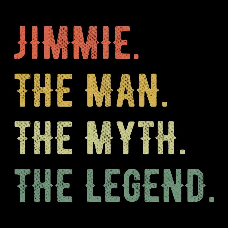 James Jimmie First Name Short Form Man Myth Legend