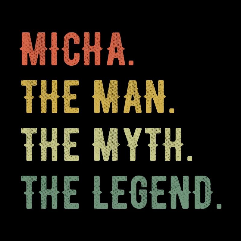 Michael Micha First Name Short form Man Myth Legend