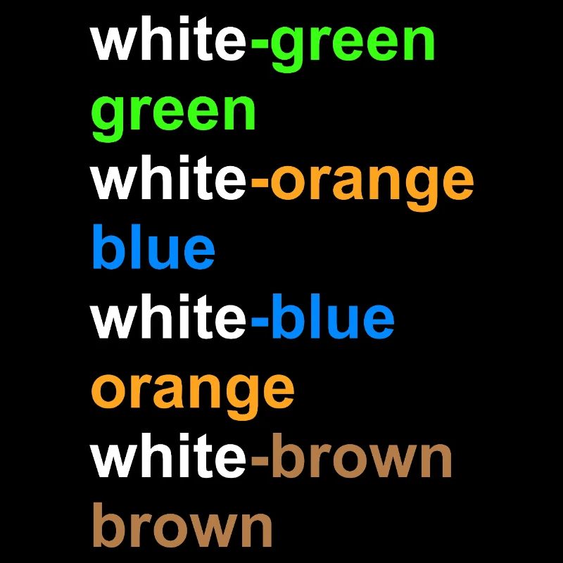 RJ45 Network Technology Color Assignment according to T568A
