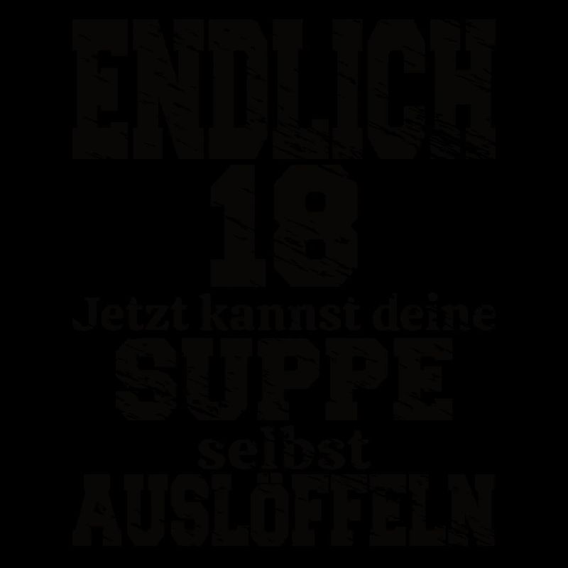 Endlich 18 18.Geburtstag Geschenk Junge Mädchen