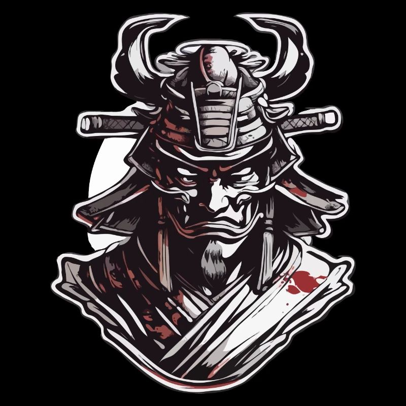 Samurai / Japanisch / Harakiri / Katana / Mann