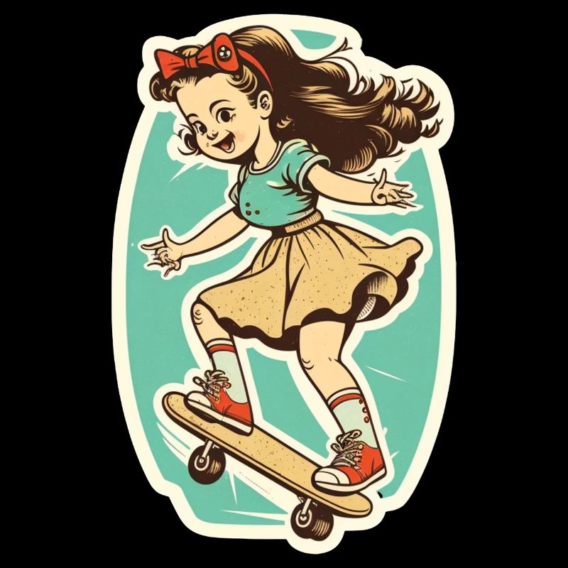 Skater-Mädchen