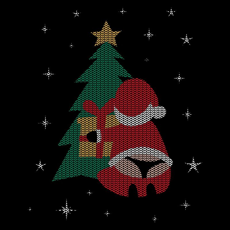 Moche pull noël string string père noël