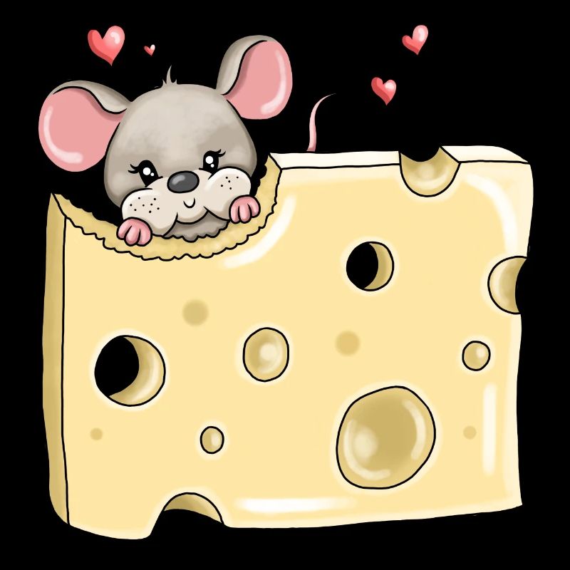 Fromage affamé de trous de souris