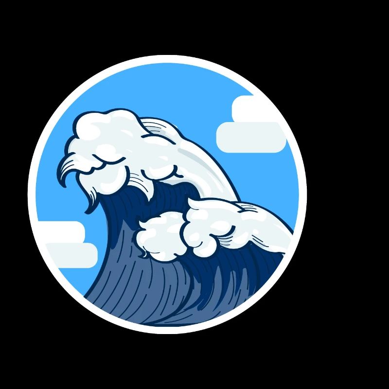 Surfing the surf fan wave