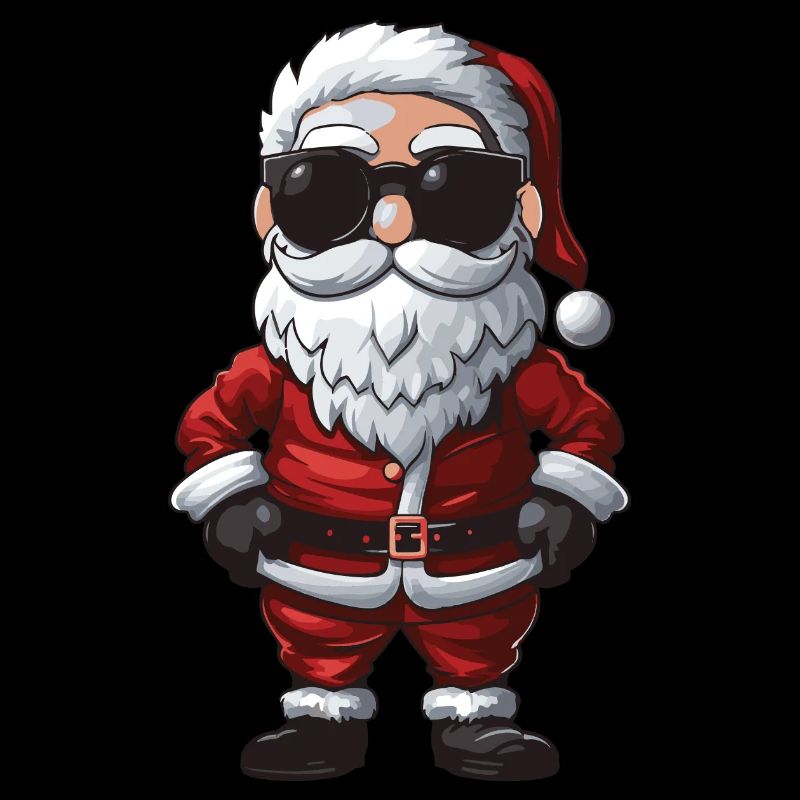 Weihnachtsmann Comic Santa