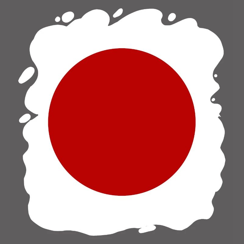 Drapeau du Japon Look Usé Nihon Drapeau Japonais