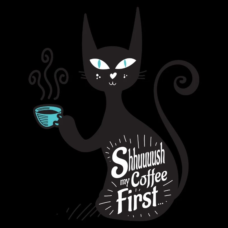 Café noir et chat noir, café chut d’abord