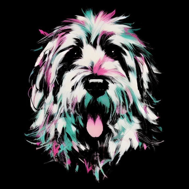 white cockapoo portrait