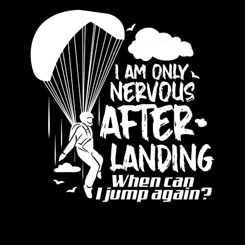 Skydiving parachute parachutist