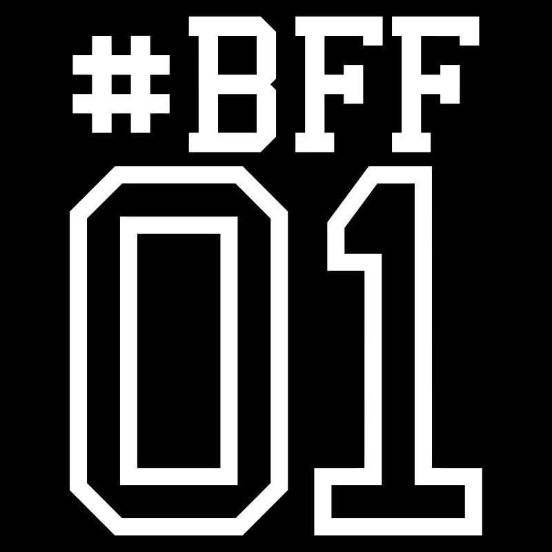 Nummer 01 1 BFF Beste Freunde Freundin