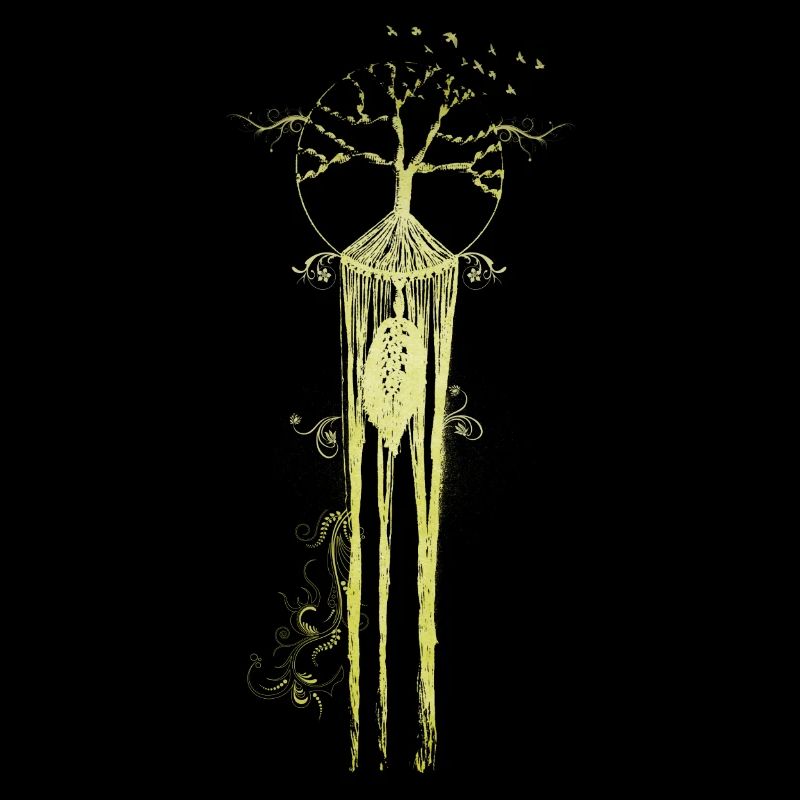 Makrama tree boho gold