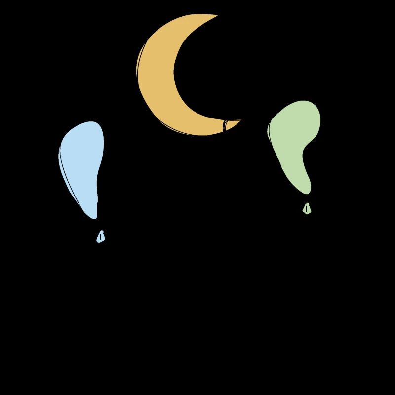 Lune et ballons