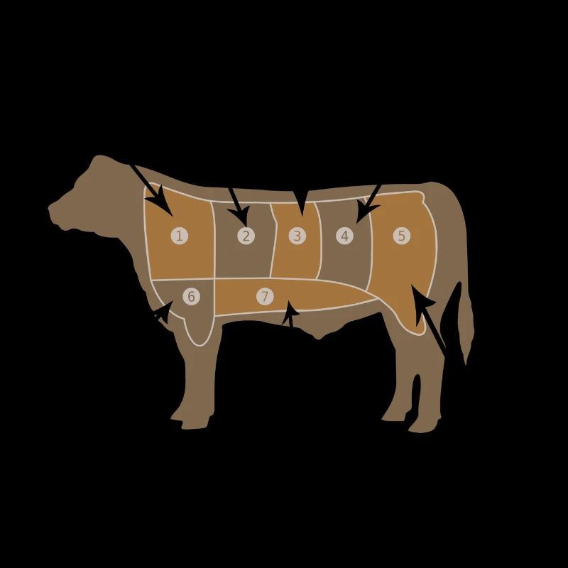Vache délicieuse! Idée de cadeau drôle avec la vache.
