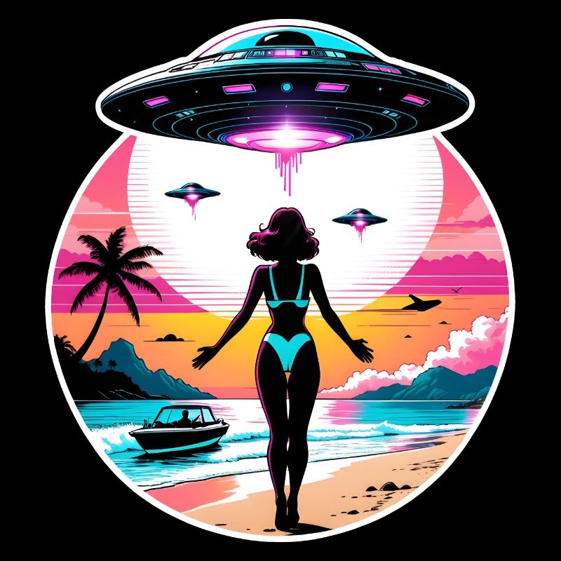 Invasion extraterrestre à la plage.