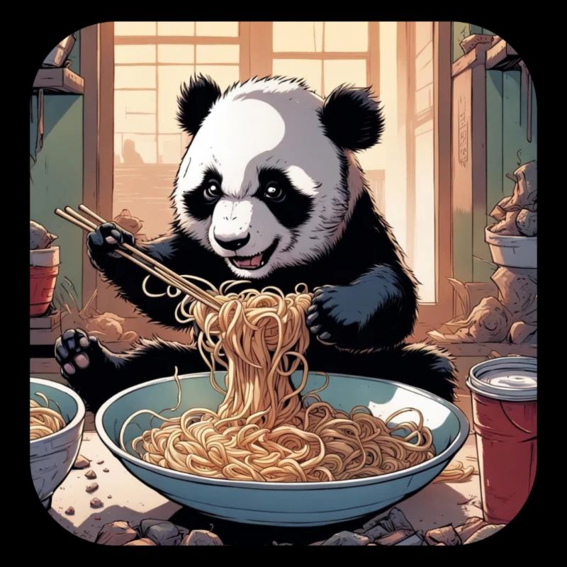 Doux panda ours